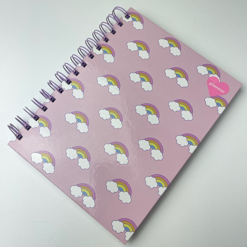 RARE Stoney Clover x Target Planner Rainbows & Clouds NEW